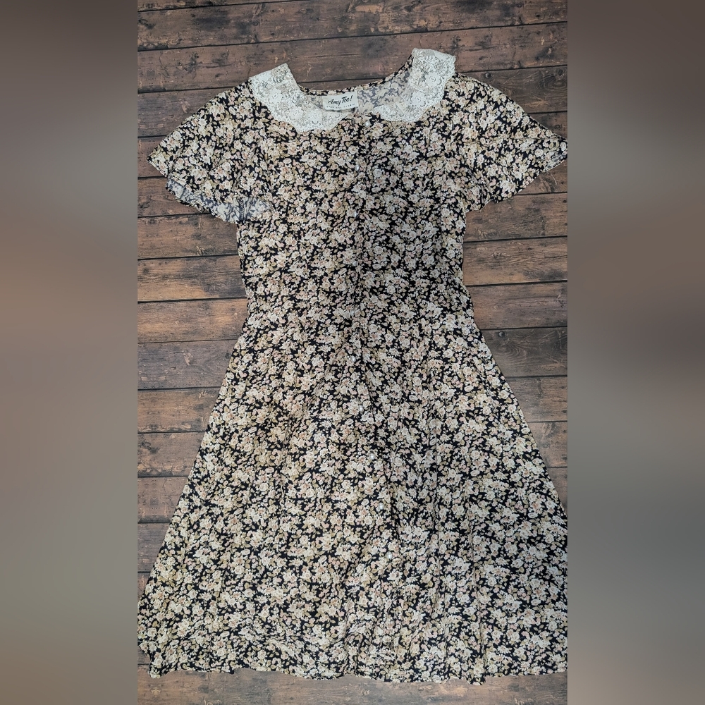 Vintage 90s Floral Amy Byer Dress